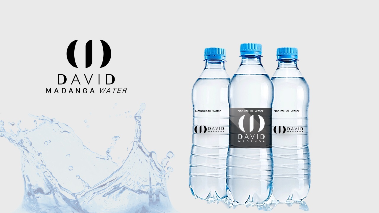David Madanga branded water packaging